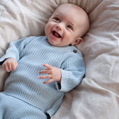 Feetje The Magic Is In You Broek Gebreid - Maat 56 - Blauw