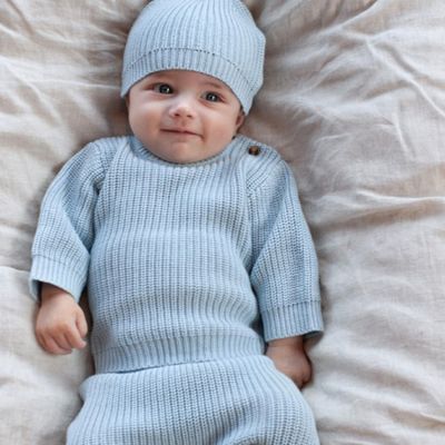 Feetje The Magic Is In You Broek Gebreid - Maat 56 - Blauw