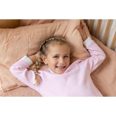 Feetje Pyjama Wafel Lichtroze maat 80