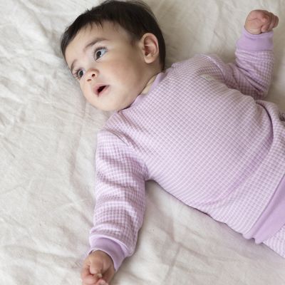 Feetje Wafelpyjama - Maat 62 - Lila Feetje Wafelpyjama - Maat 62 - Lila
