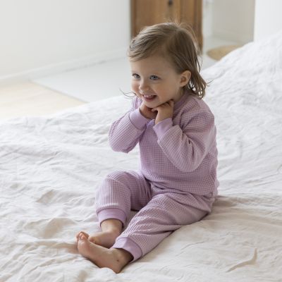 Feetje Wafelpyjama - Maat 62 - Lila Feetje Wafelpyjama - Maat 62 - Lila
