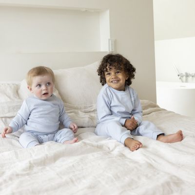 Feetje Wafelpyjama - Maat 62 - Babyblue Feetje Wafelpyjama - Maat 62 - Babyblue