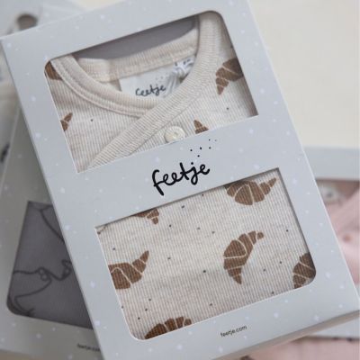 Feetje Geschenkset Boxpak + Muts Croissant 50
