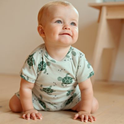 Feetje Premium Summerwear Shortama - Timmy Turtle - Mt. 86 - Mint Feetje Premium Summerwear Shortama - Timmy Turtle - Mt. 86 - Mint