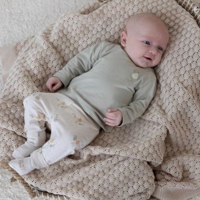 Feetje Picnic Party Broek - Mt. 56 - Offwhite melange