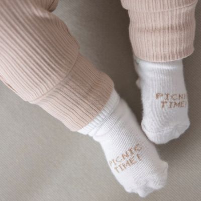 Feetje Picnic Party Broek Rib - Mt. 62 - Taupe