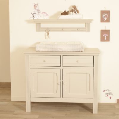 Interbaby Ledikant 70 x 140 cm - Commode - Hanglegkast - Delphi