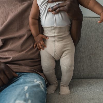 Kipkep Stay-On-Tights - 2-6 Mnd - Cookie (Sand) Kipkep Stay-On-Tights - 2-6 Mnd - Cookie (Sand)