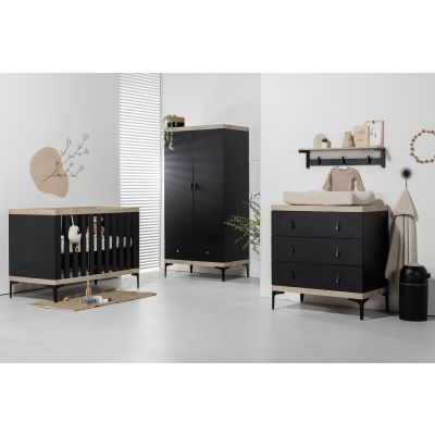 Interbaby Babykamer Strips Zwart