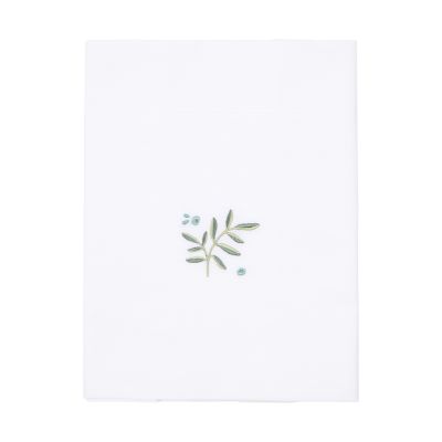 Little Dutch Ledikantlaken - 110x140 cm - Blueberry Leaves 