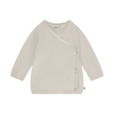 A Tiny Story Knit Vestje Overslag - Ivory