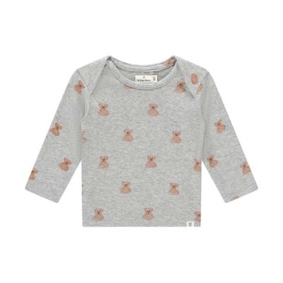 A Tiny Story Long Sleeve T-Shirt - Light Grey Melange