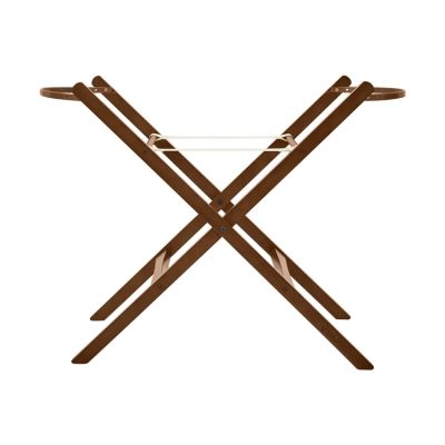 The Little Green Sheep Moses Basket Static Stand - Walnut
