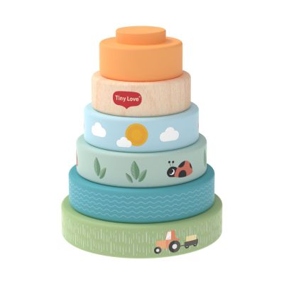 Tiny Love Farmers Funday Stapeltoren - Hout