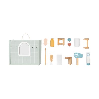 Tooky Toy Badkamer Speelset Mini - Hout