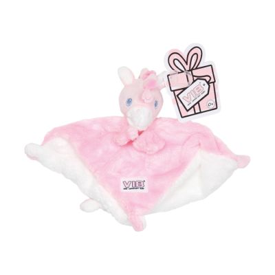 VIB Knuffeldoekje Unicorn Roze