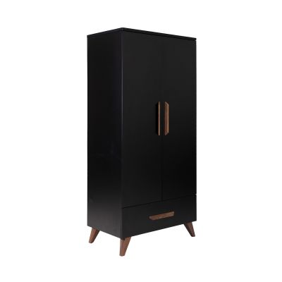 TWF Ledikant 70 x 140 - Commode XL 3 Laden 1 Deur Modena Walnoot - Hanglegkast 2 Deuren 1 Lade Modena Walnoot TWF Ledikant 70 x 140 - Commode XL 3 Laden 1 Deur Modena Walnoot - Hanglegkast 2 Deuren 1 Lade Modena Walnoot