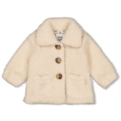 Feetje Jas Teddy Stay Magical Offwhite 74