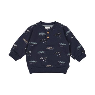 Feetje Let&#039;s Go! Print Sweater - Marine