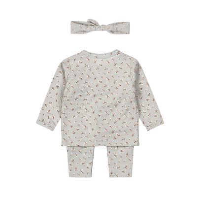 Dirkje 2-Delige Set + Haarband Faded Blue 56