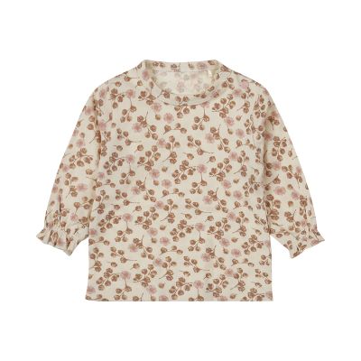 Dirkje T-Shirt Manches Longues Imprimé Off White