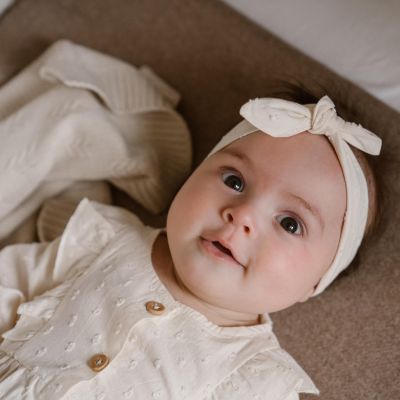 Dirkje Jurk Lange Mouw + Haarband Off White 56
