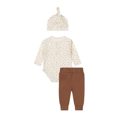 Dirkje 2-Delige Set + Muts Brown 50
