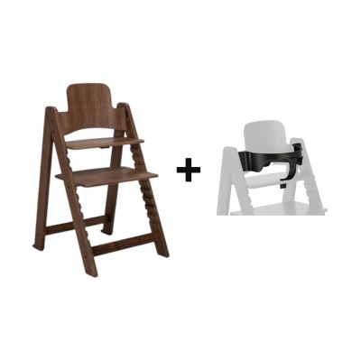 Kidsmill Up! Kinderstoel incl. Kunststof Babyset Zwart