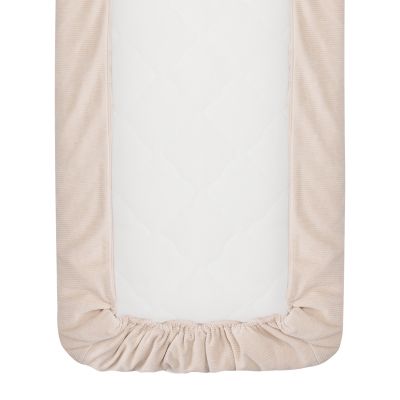 Witlof For Kids Wiegdeken Tuck-Inn Soft Sand Velvet Rib 40 x 80 cm