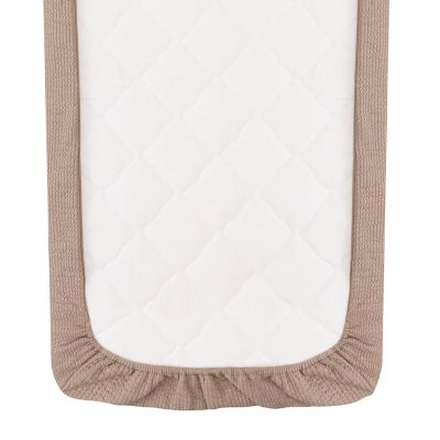 Witlof For Kids Ledikantdeken Tuck-Inn Urban Taupe Waves 60 x 120 cm