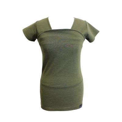 Womboo Buidelshirt Vrouw Groen maat S
