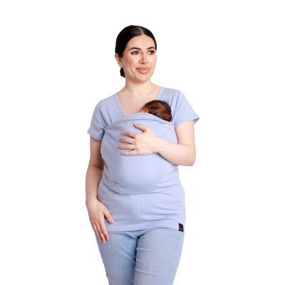 Womboo Buidelshirt Vrouw Lichtblauw XL