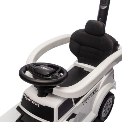 Puck Loopauto Ford F150 met Duwstang - Wit