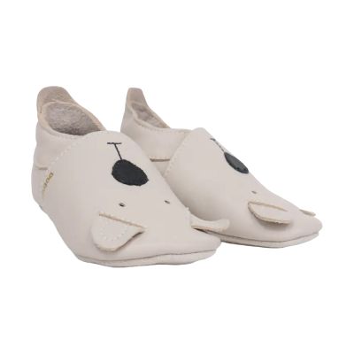 Bobux Soft Soles Slofje Cub Milk - Mt. L - Beige Bobux Soft Soles Slofje Cub Milk - Mt. L - Beige
