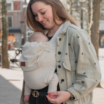 ByKay Classic Pro Click Carrier - Ribbed Velvet - Almond Sand