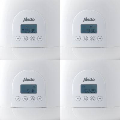Alecto Flesverwarmer Digitaal Duo BW700 White
