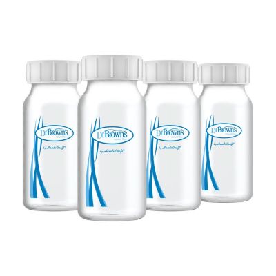 Dr. Brown&#039;s Bewaarflesje Standaard Hals Borstvoeding 120ml 4-Pack