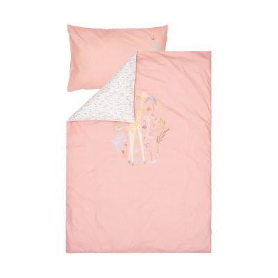Little Dutch Blooming Safari Ledikant Dekbedovertrek - 100 x 140 cm - Roze