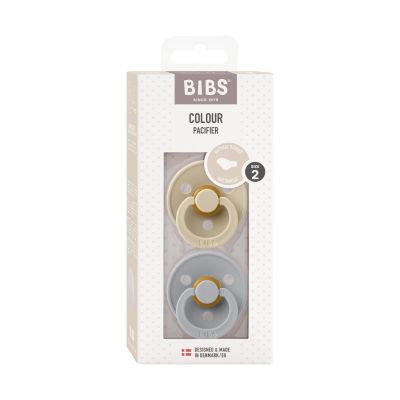 BiBs Fopspeen - Anatomisch - 2 Stuks - 6-18 Mnd - Vanilla/Cloud 