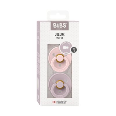 BiBs Fopspeen - Rond - 2 Stuks - 0-6 Mnd - Blossom/Dusky Lilac BiBs Fopspeen - Rond - 2 Stuks - 0-6 Mnd - Blossom/Dusky Lilac