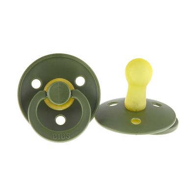 BiBs Fopspeen - Rond - 6-18 Mnd - Hunter Green