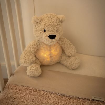 Baby’s Only Knuffelbeer Bo met Slaaptrainer – Warm Linen