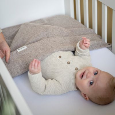 Baby's Only Newborn Deken - Merino Fine - Meadow Sand 