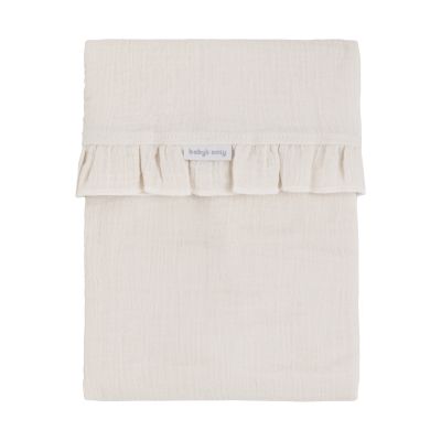 Baby&#039;s Only Calm Wieglaken Met Ruffle - Warm Linen