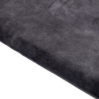 Kidsmill parkmatras Hoes - Velours - 75 x 95 - Graphite