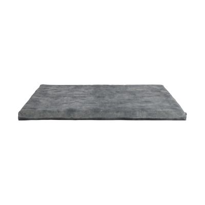 Kidsmill parkmatras Hoes - Velours - 80 x 100 - Steel