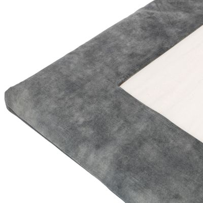 Kidsmill parkmatras Hoes - Velours - 80 x 100 - Steel Kidsmill parkmatras Hoes - Velours - 80 x 100 - Steel