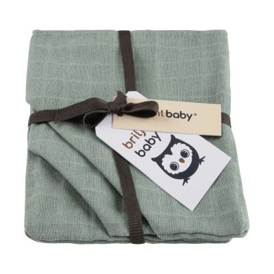 Briljant Washand Uni Stone Green 3-Pack