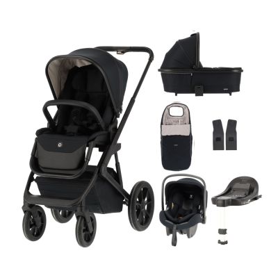 Qute Q-Rider Plus Kinderwagen | Kidsriver Curve Autostoel | Isofix Base