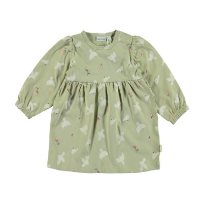 Babylook Jurk Birds Moss